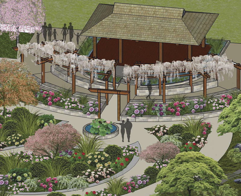 illustration of a pagoda