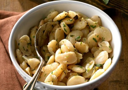 Lima beans in a bowl