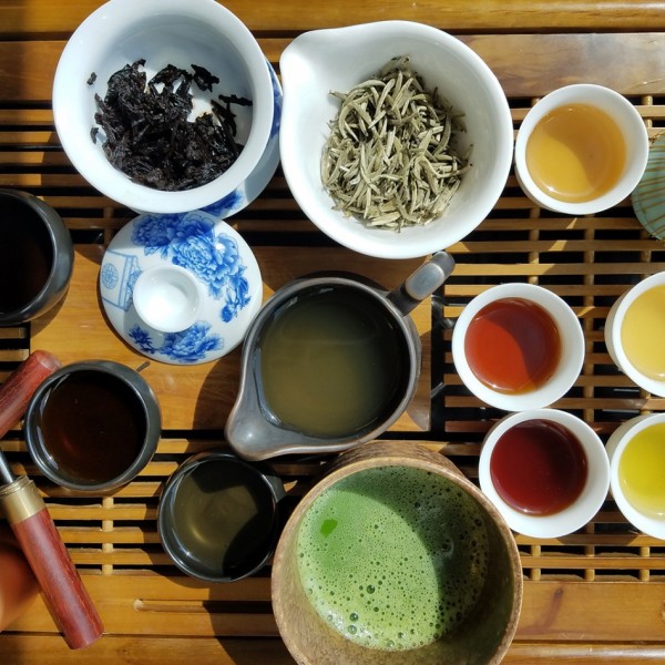 assortment of tea