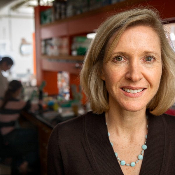 Marie Caudill in lab