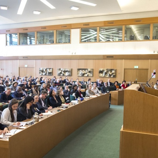Cornell professor Chris Barrett Lecturing