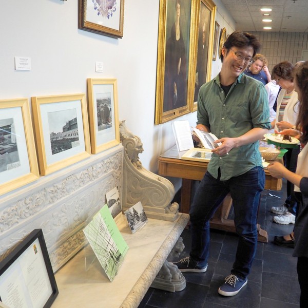 BTI faculty members conversing