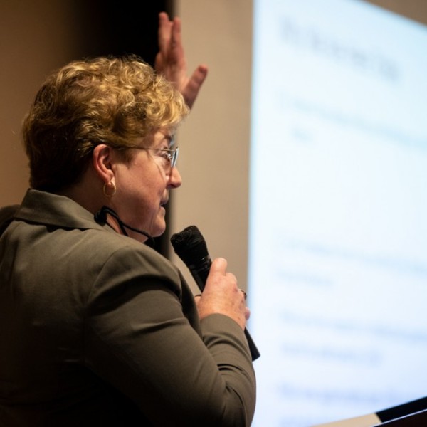 Dean Boor gives presentation