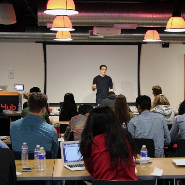 students in a classroom