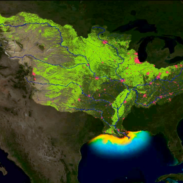 map view showing data