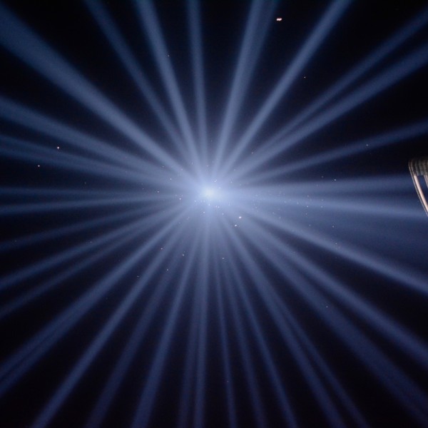 light pollution in an urban environment