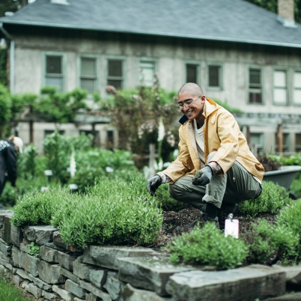 Alex Schaef ’20 at Cornell Botanic Gardens