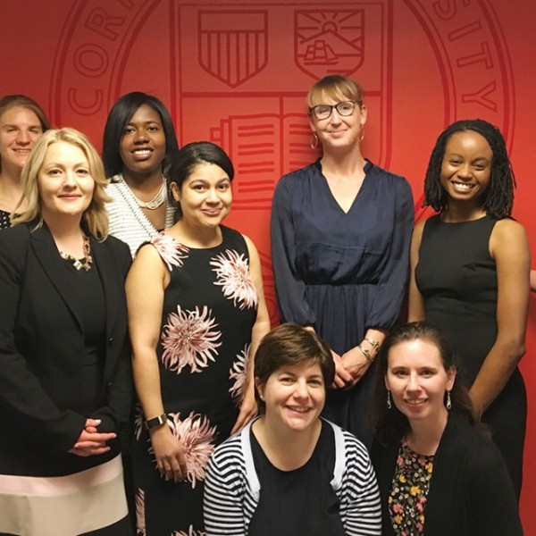 Writing Course attendees pose for a picture