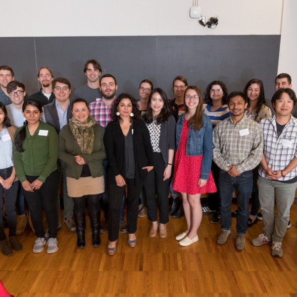 Award winners pose for a picture
