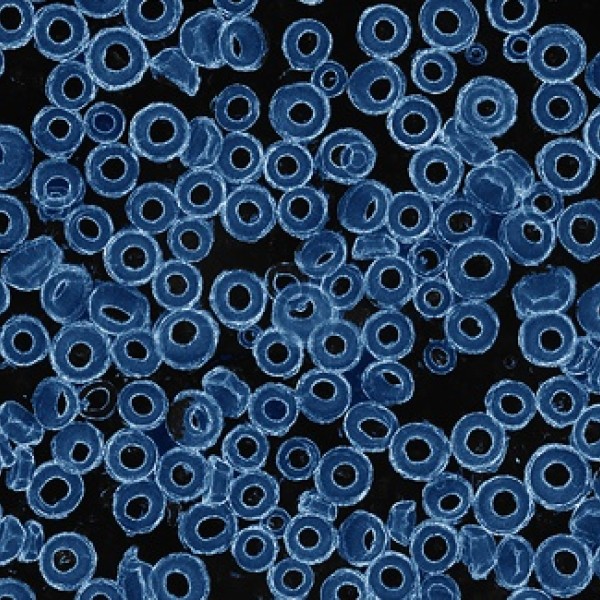 Microscopic view of vortex-ring particles