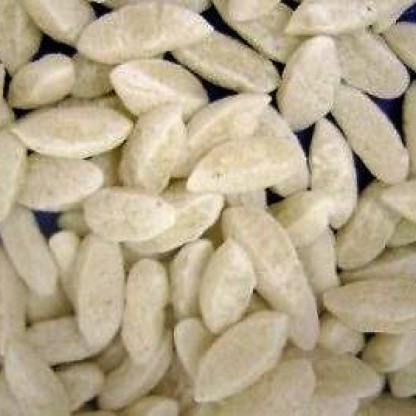 Puffed rice grains