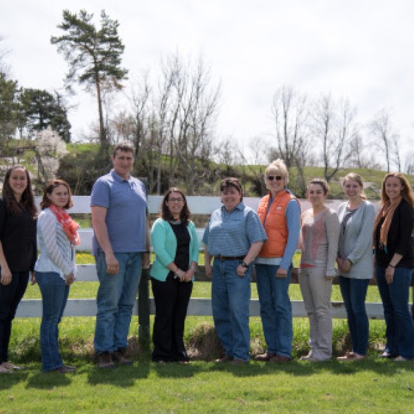 A group of people from a CCE agriculture team