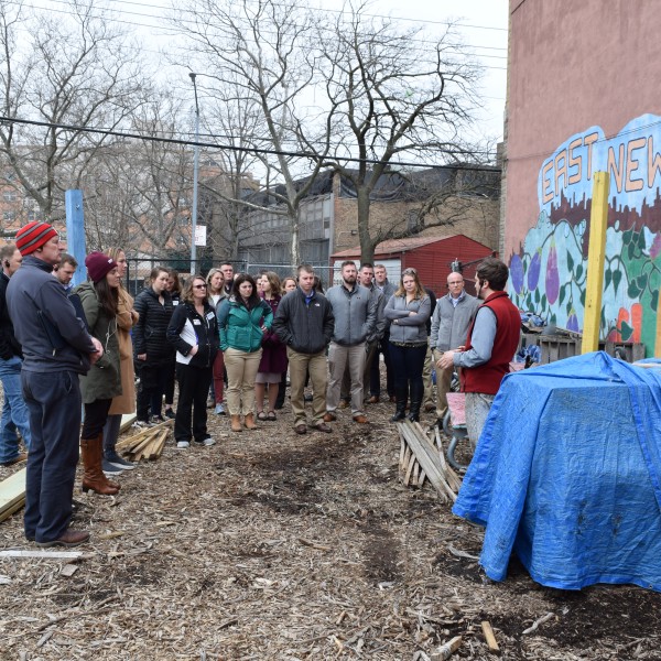 Leadership development group receives training outdoors