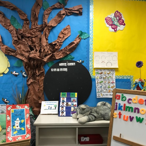 An early childhood education classroom