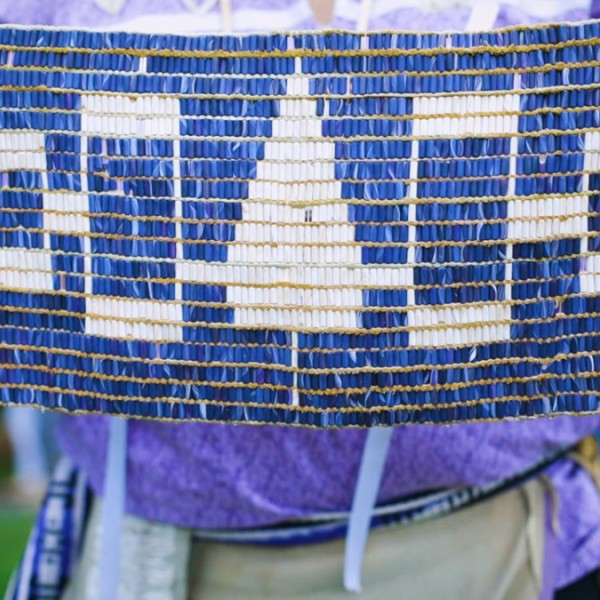 This replica of the Hiawatha belt