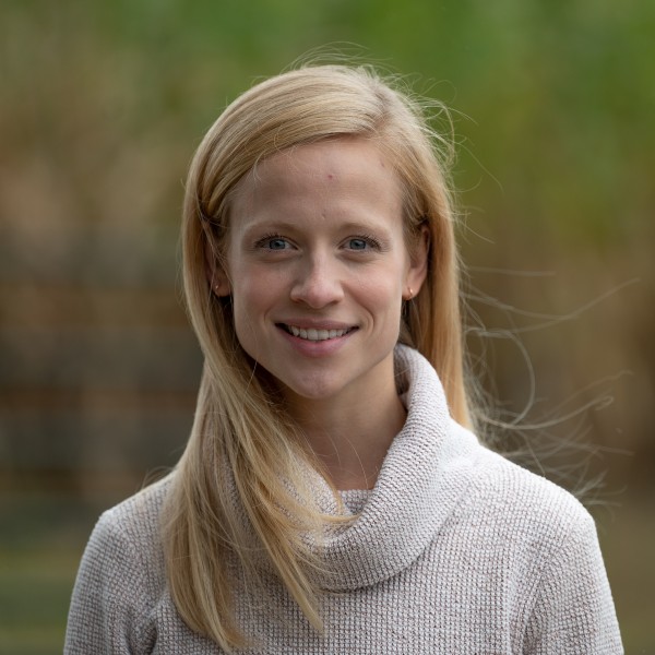 picture of a woman with blonde hair outside