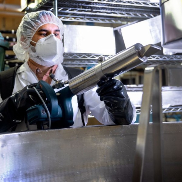 Food scientist uses superheated steam to make dry food safer.