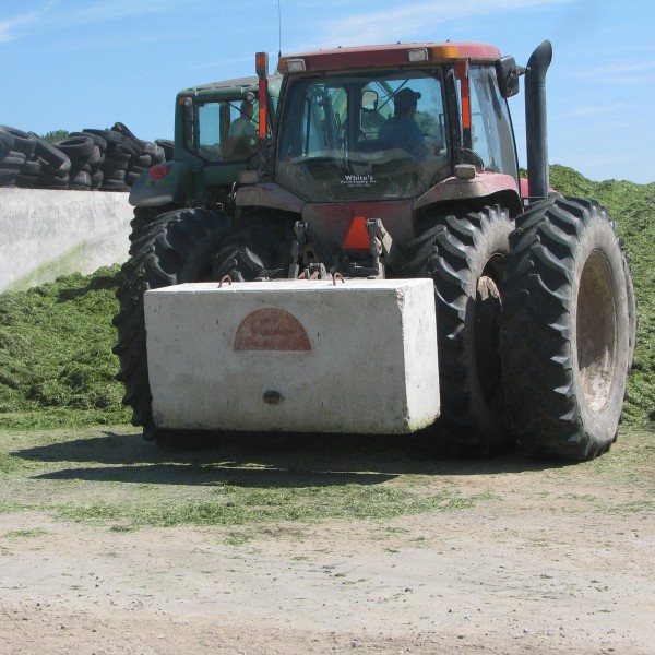 tractor packing a bunk