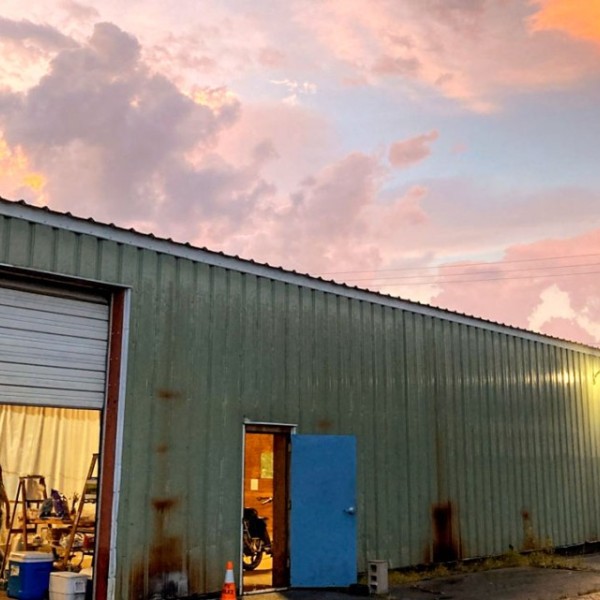 People collaborate in a warehouse