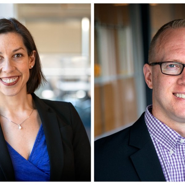 Headshots of Lee Humphreys (left) and Jeff Niederdeppe (right)