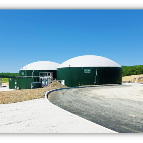 Newly developed Renewable Natural Gas (RNG) site for a dairy farm