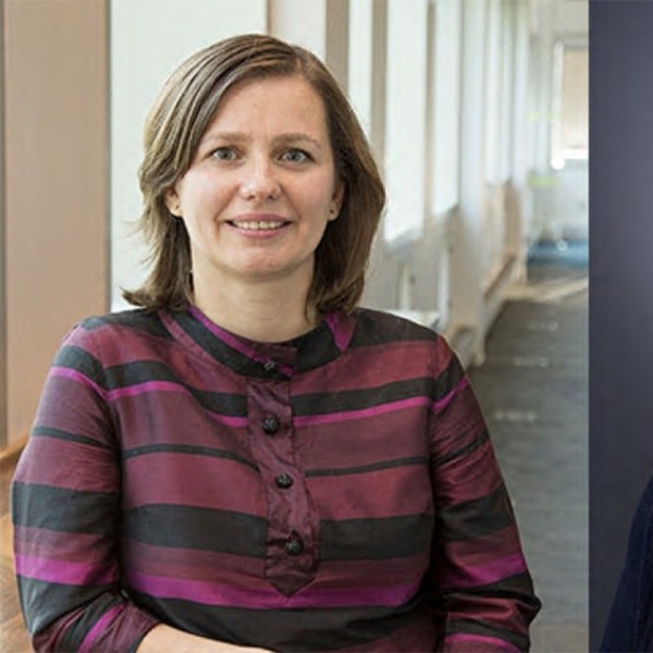 Headshot of Natalie Bazarova and Qian Yang.