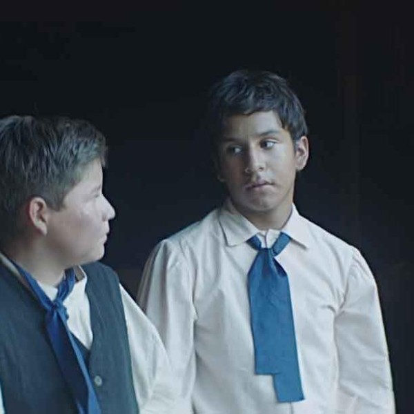 Three boys from the short film ghosts.