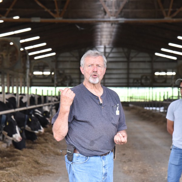 Mike McMahon at his farm