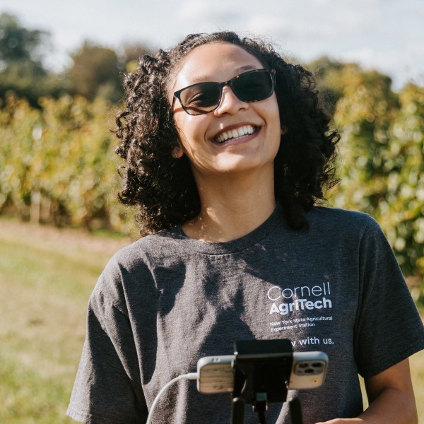 Maylin Murdock operates a drone