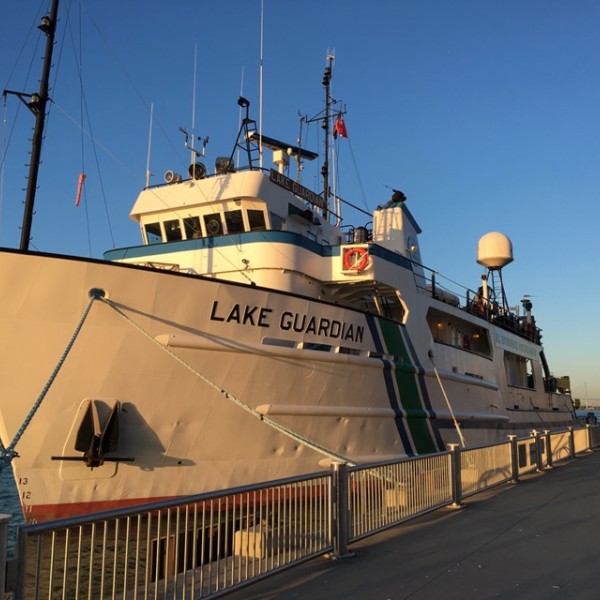 Large boat used for Great Lakes research