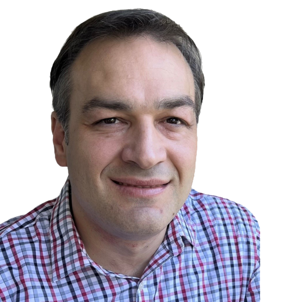 a man with a striped shirt