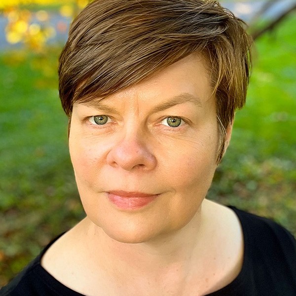 Headshot of Kathie Hodge.