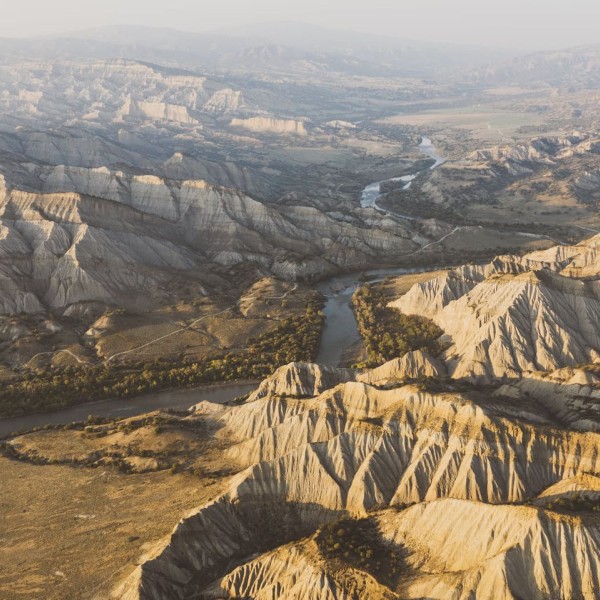 Aerial view of national park 