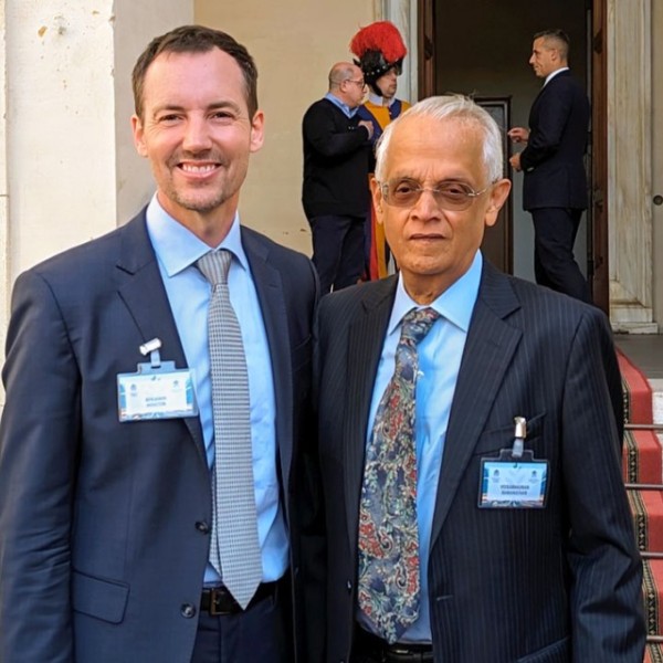 Ben Houlton and Ram Ramanathan stand together 