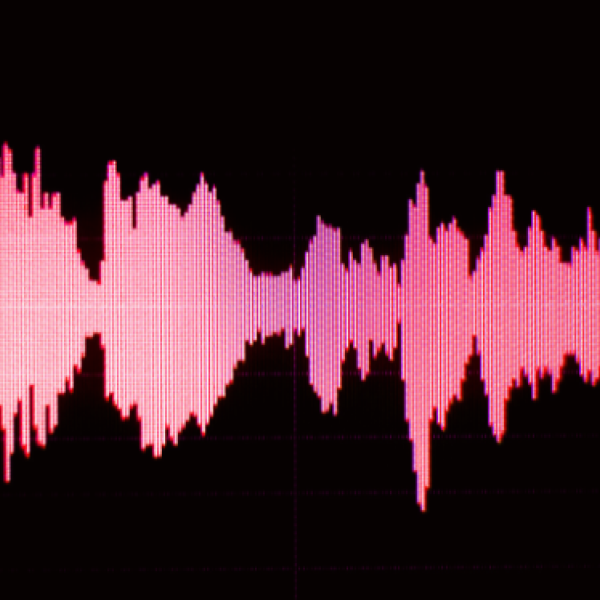 A pink audio spike