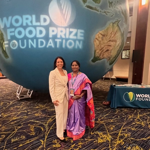 Researchers at the World Food Prize
