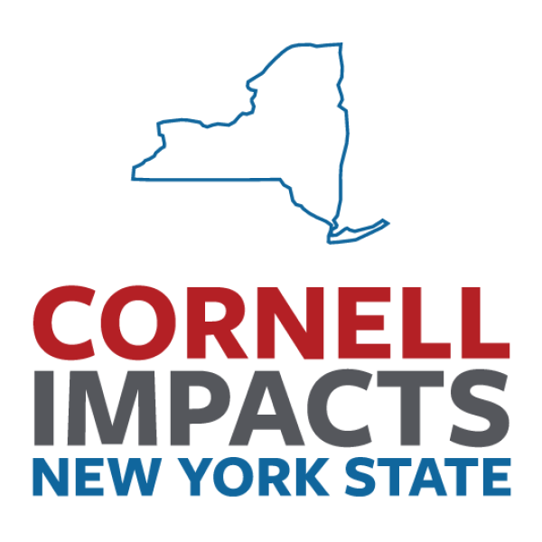 a logo that reads cornell impacts new york state